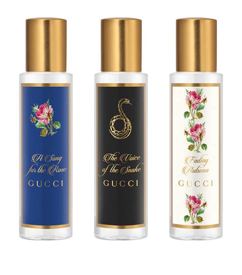 gucci miniature perfume sets|gucci alchemist garden discovery set.